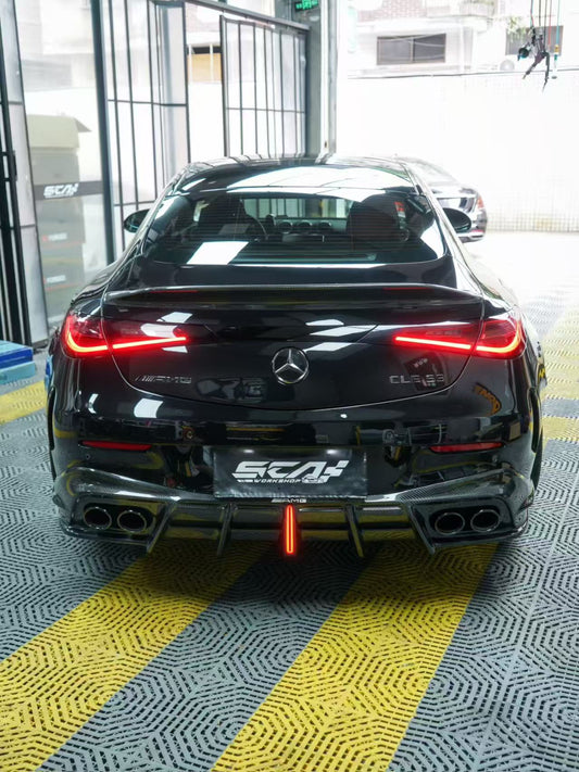 Mercedes Benz CLE-Class AMG CLE 53 C236 A236 2024-ON with Aftermarket Parts - AE Style Rear Diffuser Dry Pre-preg Carbon Fiber from?ArmorExtend