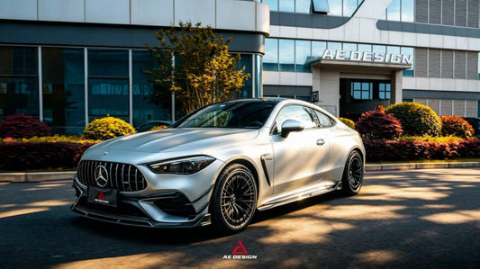 Mercedes Benz CLE-Class AMG CLE 53 C236 A236 2024-ON with Aftermarket Parts - AE Style Front Canards Dry Pre-preg Carbon Fiber from ArmorExtend