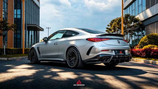 Mercedes Benz CLE-Class AMG CLE 53 C236 A236 2024-ON with Aftermarket Parts - AE StyleSide Skirts Dry Pre-preg Carbon Fiber from ArmorExtend