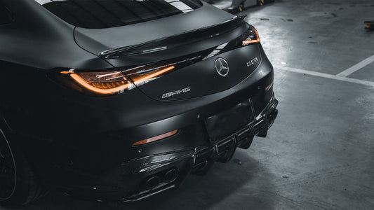 Mercedes Benz CLE-Class AMG CLE 53 C236 A236 2024-ON with Aftermarket Parts - AE Style Rear Diffuser Dry Pre-preg Carbon Fiber from ArmorExtend