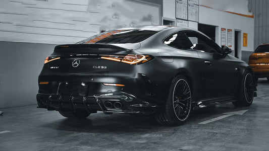 Mercedes Benz CLE-Class AMG CLE 53 C236 A236 2024-ON with Aftermarket Parts - AE Style Rear Diffuser Dry Pre-preg Carbon Fiber from ArmorExtend