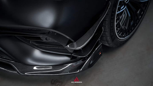 Mercedes Benz CLE-Class AMG CLE 53 C236 A236 2024-ON with Aftermarket Parts - AE Style Front Canards Dry Pre-preg Carbon Fiber from ArmorExtend