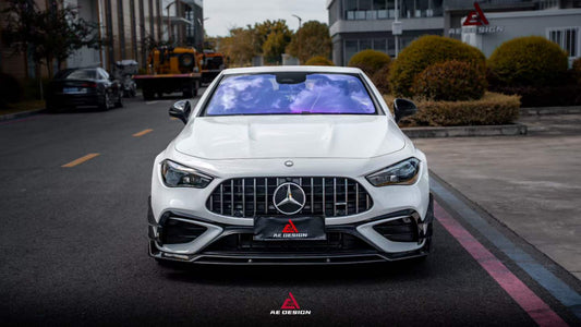Mercedes Benz CLE-Class AMG CLE 53 C236 A236 2024-ON with Aftermarket Parts - AE Style Front Canards Dry Pre-preg Carbon Fiber from ArmorExtend