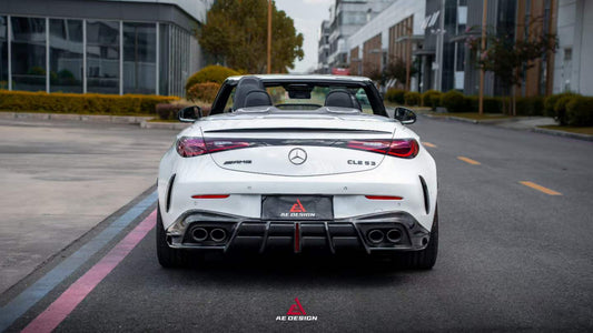 Mercedes Benz CLE-Class AMG CLE 53 C236 A236 2024-ON with Aftermarket Parts - AE Style Rear Diffuser Dry Pre-preg Carbon Fiber from ArmorExtend