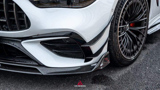 Mercedes Benz CLE-Class AMG CLE 53 C236 A236 2024-ON with Aftermarket Parts - AE Style Front Canards Dry Pre-preg Carbon Fiber from ArmorExtend