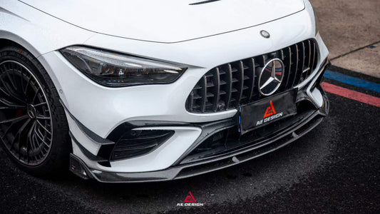 Mercedes Benz CLE-Class AMG CLE 53 C236 A236 2024-ON with Aftermarket Parts - AE Style Front Canards Dry Pre-preg Carbon Fiber from ArmorExtend