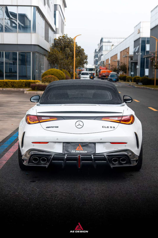 Mercedes Benz CLE-Class AMG CLE 53 C236 A236 2024-ON with Aftermarket Parts - AE Style Rear Diffuser Dry Pre-preg Carbon Fiber from ArmorExtend
