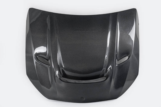 Mercedes Benz GLC-Class AMG GLC63 / 43 / 300 / 250 / 200 W253 X253 C253 (Fits Both Pre-Facelift & Facelift) 2016-2023 with Aftermarket Parts - AE Style Hood Bonnet Carbon Fiber from ArmorExtend
