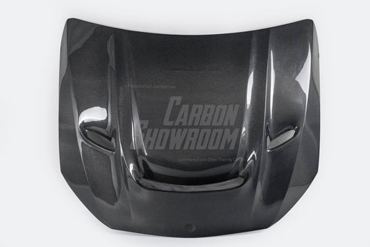 Mercedes Benz GLC-Class AMG GLC63 / 43 / 300 / 250 / 200 W253 X253 C253 (Fits Both Pre-Facelift & Facelift) 2016-2023 with Aftermarket Parts - AE Style Hood Bonnet Carbon Fiber from ArmorExtend