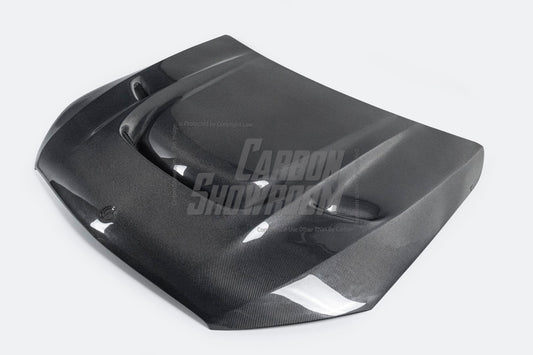 Mercedes Benz GLC-Class AMG GLC63 / 43 / 300 / 250 / 200 W253 X253 C253 (Fits Both Pre-Facelift & Facelift) 2016-2023 with Aftermarket Parts - AE Style Hood Bonnet Carbon Fiber from ArmorExtend