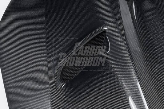 Mercedes Benz GLC-Class AMG GLC63 / 43 / 300 / 250 / 200 W253 X253 C253 (Fits Both Pre-Facelift & Facelift) 2016-2023 with Aftermarket Parts - AE Style Hood Bonnet Carbon Fiber from ArmorExtend