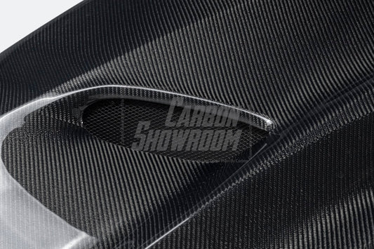 Mercedes Benz GLC-Class AMG GLC63 / 43 / 300 / 250 / 200 W253 X253 C253 (Fits Both Pre-Facelift & Facelift) 2016-2023 with Aftermarket Parts - AE Style Hood Bonnet Carbon Fiber from ArmorExtend