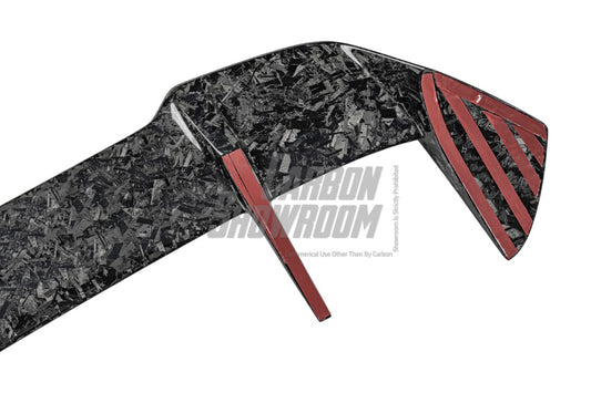 Mercedes Benz A-Class A45/A35/A250/A220 W177 2019 2020 2021 2022 2023 2024 with Aftermarket Parts -AE Rear Roof Spoiler Carbon Fiber from ArmorExtend