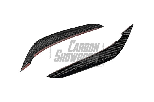 Mercedes Benz E63 E63S W213 2021 2022 2023 2024 with Aftermarket Parts - AE Front Canards Carbon Fiber from ArmorExtend