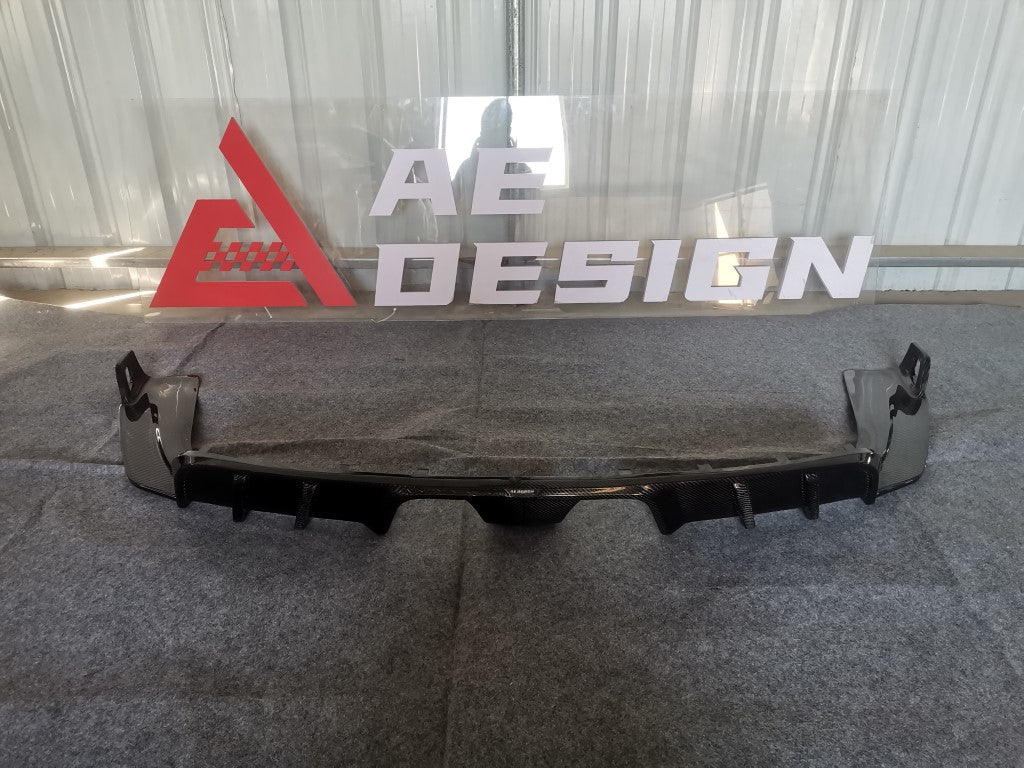 Porsche 911 991.2 Carrera GTS/4 GTS & Carrera 2/2S/4/4S (with PSE Package) 2015-2019 with Aftermarket Parts - AE Style Carbon Fiber Rear Diffuser from ArmorExtend