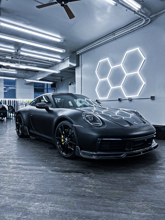 Porsche 911 992 Carrera/4/S/4S (Fits Aero Kit / Sport Package & Base Model)2020-ON with Aftermarket Parts - AE Style Side Skirts Pre-preg Carbon Fiber from ArmorExtend