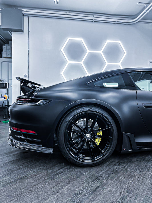 Porsche 911 992 Carrera/4/S/4S (Fits Aero Kit / Sport Package & Base Model)2020-ON with Aftermarket Parts - AE Style Side Skirts Pre-preg Carbon Fiber from ArmorExtend