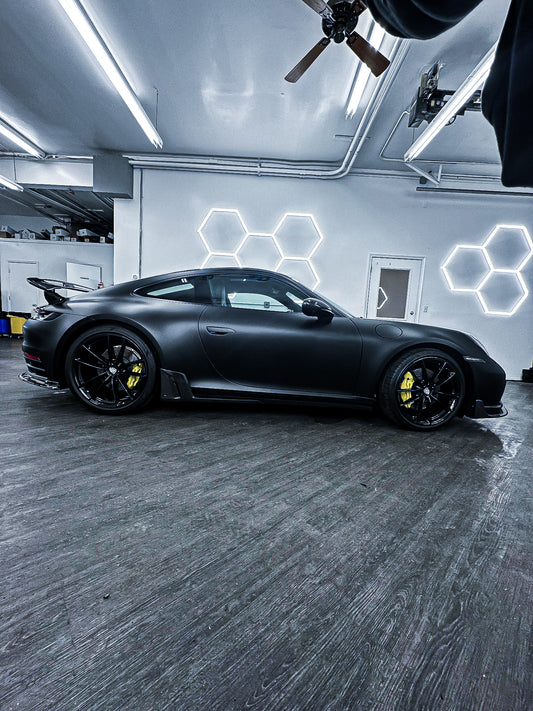 Porsche 911 992 Carrera/4/S/4S (Fits Aero Kit / Sport Package & Base Model)2020-ON with Aftermarket Parts - AE Style Side Skirts Pre-preg Carbon Fiber from ArmorExtend