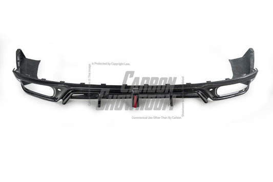 Porsche Panamera 971.1 971.2 2017 2018 2019 2020 2021 2022 2023 2024 with Aftermarket Parts - AE Rear Diffuser Carbon Fiber from?ArmorExtend