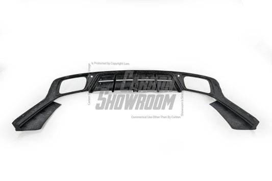 Porsche Panamera 971.1 971.2 2017 2018 2019 2020 2021 2022 2023 2024 with Aftermarket Parts - AE Rear Diffuser Carbon Fiber from?ArmorExtend