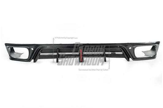Porsche Panamera 971.1 971.2 2017 2018 2019 2020 2021 2022 2023 2024 with Aftermarket Parts - AE Rear Diffuser Carbon Fiber from?ArmorExtend
