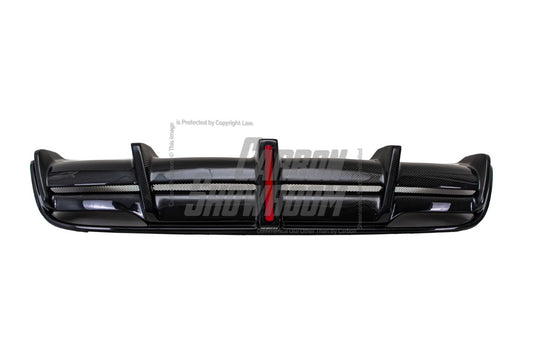 Tesla Model 3 Highland / Performance 2024-ON with Aftermarket Parts - AE Style Rear Diffuser & Canards Carbon Fiber from ArmorExtend
