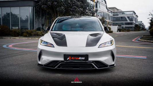 ArmorExtend Action Aero Series Hood Bonnet for Tesla Model 3 Highland / Performance 2024-ON Carbon Fiber