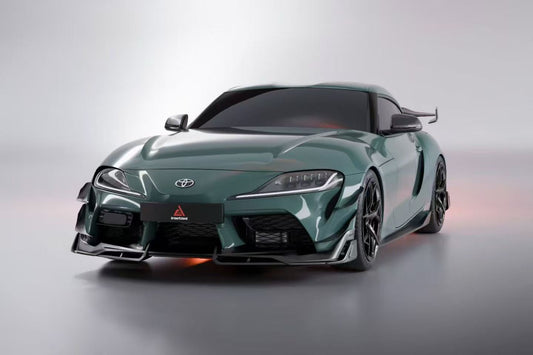 Toyota Supra MK5 A90 A91 3.0 2.0 2020-ON with Aftermarket Parts - AE Style Front Canards Carbon Fiber from ArmorExtend