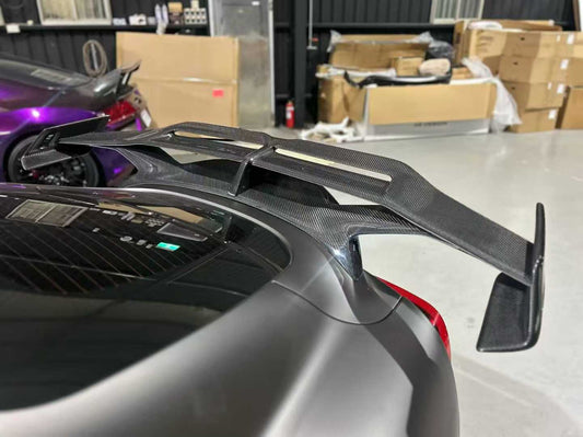 Toyota Supra MK5 A90 A91 3.0 2.0 2020-ON with Aftermarket Parts - AE Style Rear Wing Spoiler Carbon Fiber from ArmorExtend