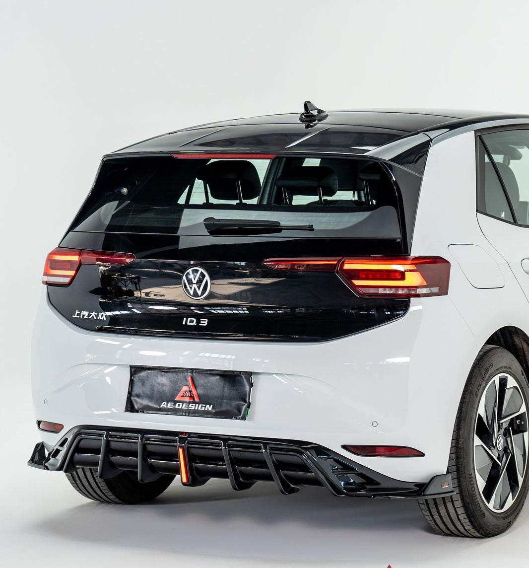 Id3 Rear Volkswagen ID.3 E11 E12 Aftermarket Parts ArmorExtend Rear Diffuser ...