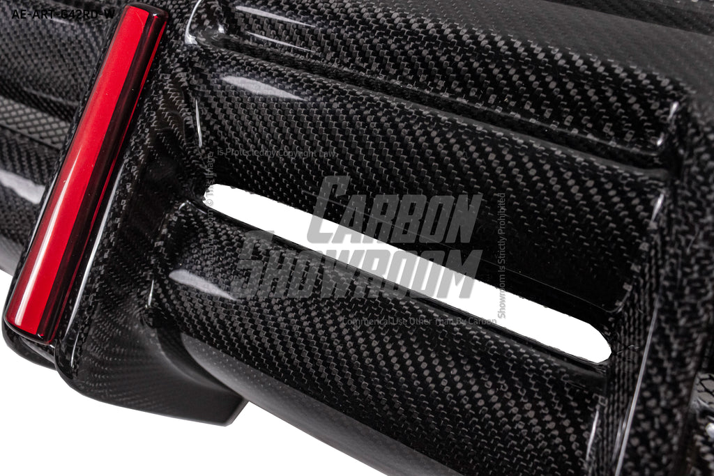 BMW 2 Series G42 230i (With M-Package Bumper) M240i 2022 2023 2024 with Aftermarket Parts - AE Style Rear Diffuser & Canards Carbon Fiber from ArmorExtend