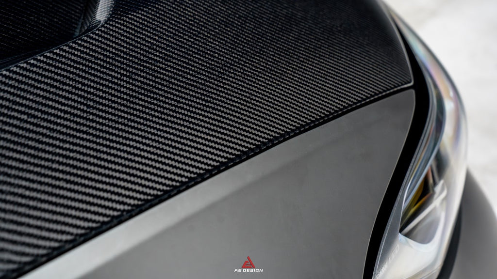 BMW 3 Series M340i 330i G20 G21 (Fits Both Pre-LCI & LCI) 2019-ON with Aftermarket Parts - Vented Hood Bonnet Carbon Fiber from ArmorExtend