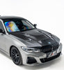 BMW 3 Series M340i 330i G20 G21 (Fits Both Pre-LCI & LCI) 2019-ON with Aftermarket Parts - Vented Hood Bonnet Carbon Fiber from ArmorExtend