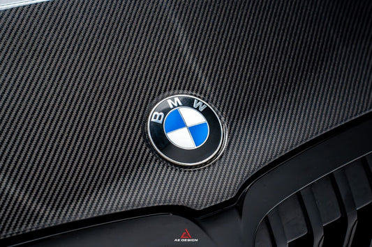 BMW 3 Series M340i 330i G20 G21 (Fits Both Pre-LCI & LCI) 2019-ON with Aftermarket Parts - Vented Hood Bonnet Carbon Fiber from ArmorExtend