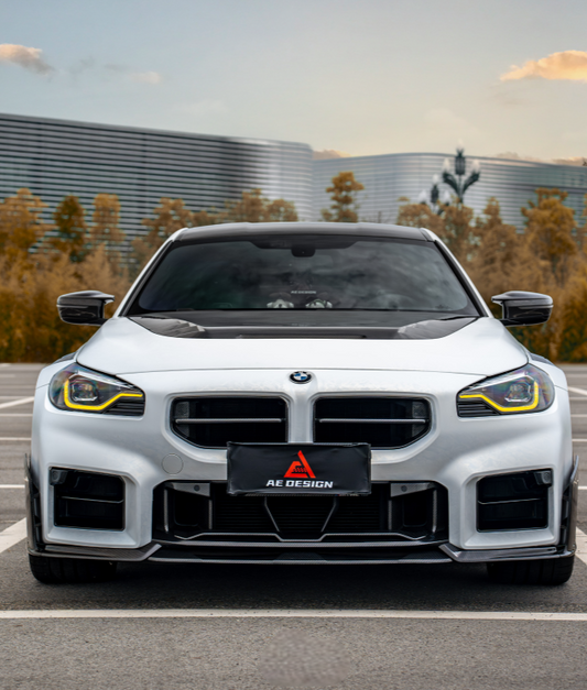 BMW M2C M2 G87 2023-ON with Aftermarket Parts - Front Kidney Grill Dry Pre-preg Carbon Fiber from Armorextend