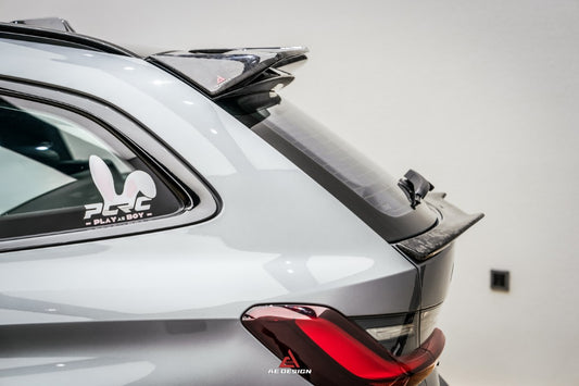 BMW M3CS M3C M3 G81 2021-ON & 3 Series M340i 330i G21 (Fits Both Pre-LCI & LCI) 2019-ON with Aftermarket Parts - Rear Lip Spoiler Dry Pre-preg Carbon Fiber from Armorextend