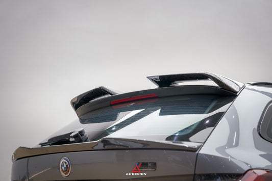 BMW M3CS M3C M3 G81 2021-ON & 3 Series M340i 330i G21 (Fits Both Pre-LCI & LCI) 2019-ON with Aftermarket Parts - Rear Roof Spoiler Dry Pre-preg Carbon Fiber from Armorextend