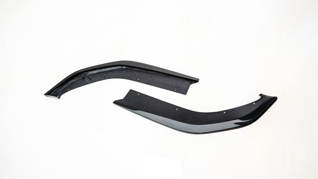 BMW M3 G80 G81 2021-ON & M4 G82 G83 2021-ON with Aftermarket Parts - V3 Rear Diffuser & Rear Canards Carbon Fiber from ArmorExtend