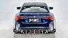 BMW M3 G80 G81 2021-ON & M4 G82 G83 2021-ON with Aftermarket Parts - V3 Rear Diffuser & Rear Canards Carbon Fiber from ArmorExtend