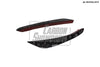 BMW M5/M5C F90 Pre-LCI 2018 2019 2020 & M5/M5C F90 LCI 2021 2022 2023 2024 with Aftermarket Parts - AE Front Canards Carbon Fiber from ArmorExtend