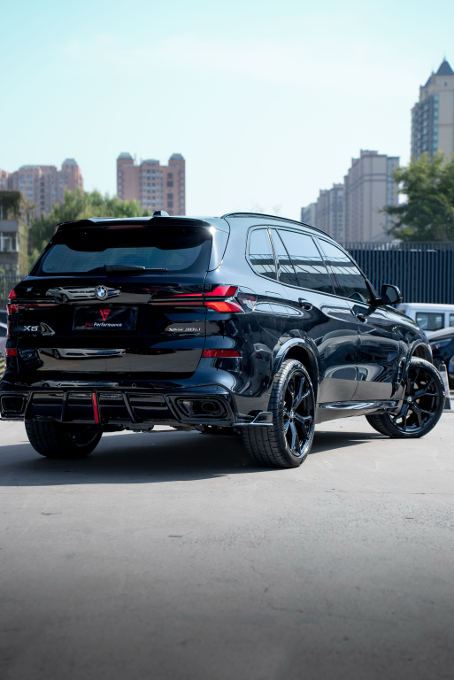 BMW X5 G05 M50i X/S Drive 40i (with M-Package) (Fits Both Pre-LCI & LCI) 2019 2020 2021 2022 2023 2024 with Aftermarket Parts - AE Style Rear Diffuser & Canards PP from ArmorExtend