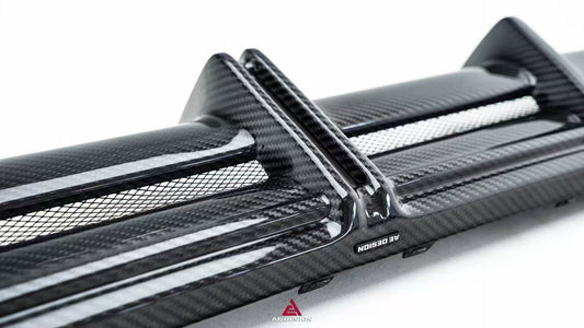 BMW X6 M60I xDrive40i G06 (Fits Pre-LCI & LCI) 2020-ON with Aftermarket Parts - AE ART Rear Diffuser & Canards Carbon Fiber from Armorextend
