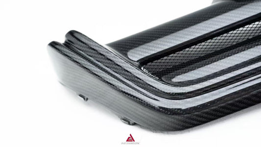 BMW X6 M60I xDrive40i G06 (Fits Pre-LCI & LCI) 2020-ON with Aftermarket Parts - AE ART Rear Diffuser & Canards Carbon Fiber from Armorextend
