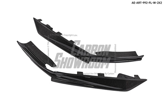 Armorextend "ART" Pre-preg Carbon Fiber Front Splitter for Porsche 992 Carrera / 4 / S / 4S with Sport Package - Performance SpeedShop