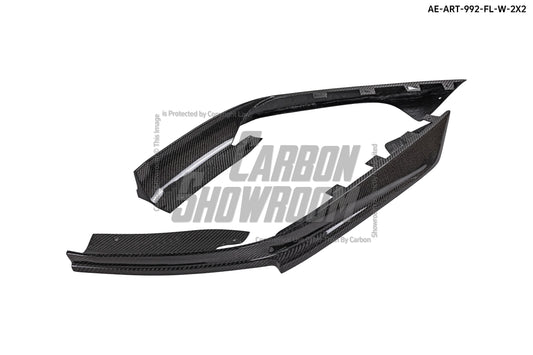 Armorextend "ART" Pre-preg Carbon Fiber Front Splitter for Porsche 992 Carrera / 4 / S / 4S with Sport Package - Performance SpeedShop