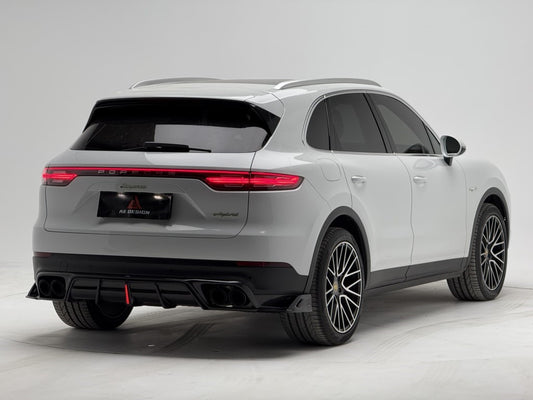 Porsche Cayenne Coupe 9Y0 9Y0.1 9Y0.2 9Y3 9Y3.1 9Y3.2 Base/S/Turbo/E-Hybrid 2019 2020 2021 2022 2023 2024 with Aftermarket Parts - AE Rear Diffuser & Rear Canards Carbon Fiber from ArmorExtend