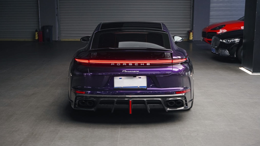 Panamera 976 E-Hybird GTS Turbo Aftermarket Parts ArmorExtend Rear Lip ...