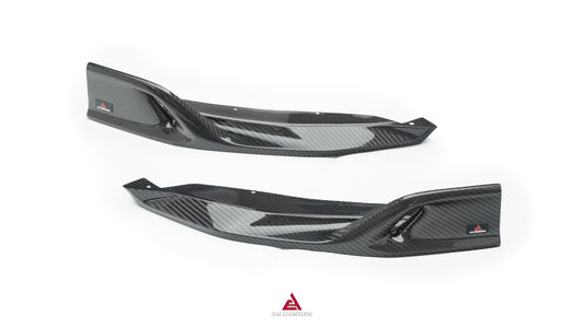 Audi RS4 B9 B9.5 2018-ON with Aftermarket Parts - ART V2 Rear Canards Dry Pre-preg Carbon Fiber from ArmorExtend