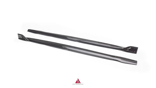 Audi RS4 B9 B9.5 2018-ON with Aftermarket Parts - ART Side Skirts Dry Pre-preg Carbon Fiber from ArmorExtend