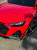 Audi RS6 C8 2020-ON & RS7 C8 2020-ON with Aftermarket Parts - Pre-preg Carbon Fiber Front Lip from Karbel Carbon